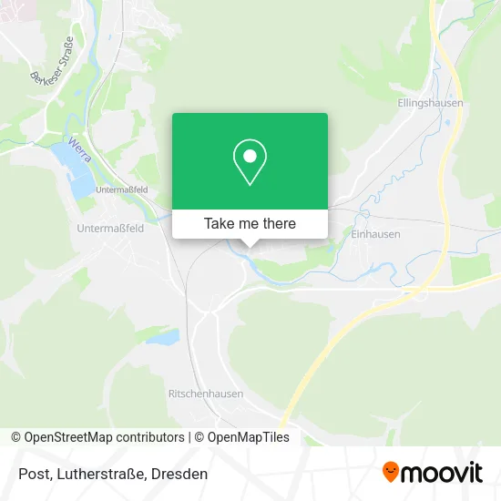 Карта Post, Lutherstraße