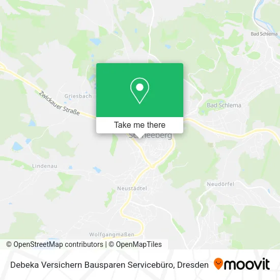 Карта Debeka Versichern Bausparen Servicebüro