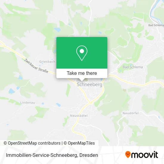 Карта Immobilien-Service-Schneeberg