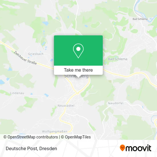 Карта Deutsche Post