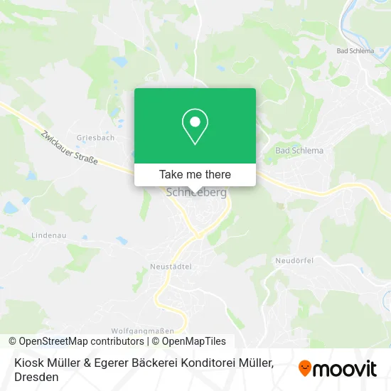 Карта Kiosk Müller & Egerer Bäckerei Konditorei Müller