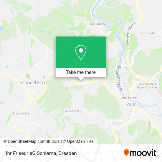 Карта Ihr Friseur eG Schlema