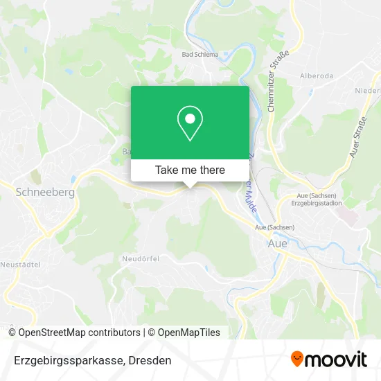 Карта Erzgebirgssparkasse