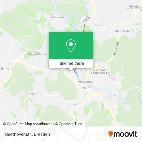 Карта Beethovenstr.