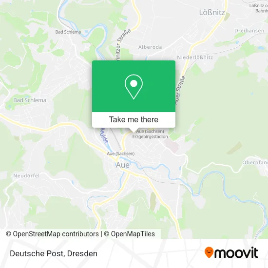 Карта Deutsche Post