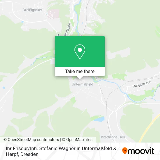 Карта Ihr Friseur / Inh. Stefanie Wagner in Untermaßfeld & Herpf