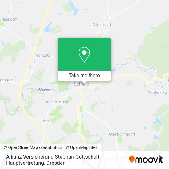 Карта Allianz Versicherung Stephan Gottschalt Hauptvertretung