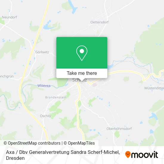 Карта Axa / Dbv Generalvertretung Sandra Scherf-Michel