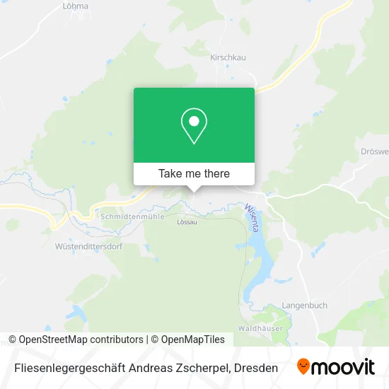 Карта Fliesenlegergeschäft Andreas Zscherpel