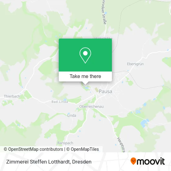 Карта Zimmerei Steffen Lotthardt