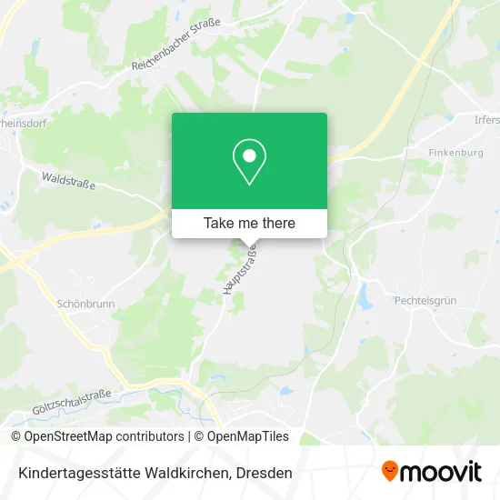 Карта Kindertagesstätte Waldkirchen