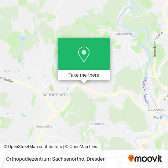 Карта Orthopädiezentrum Sachsenortho