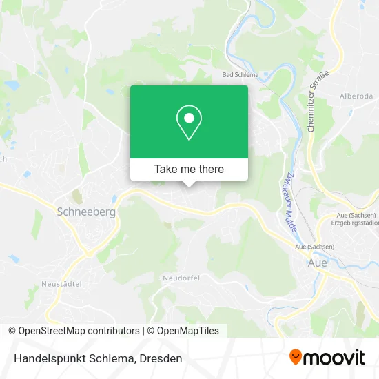 Карта Handelspunkt Schlema