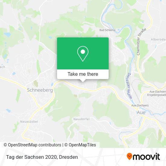 Карта Tag der Sachsen 2020