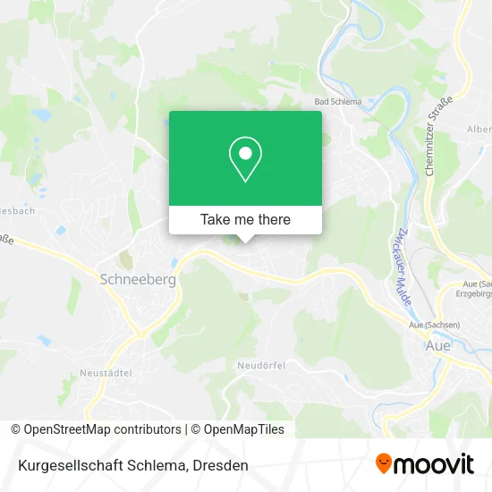 Карта Kurgesellschaft Schlema