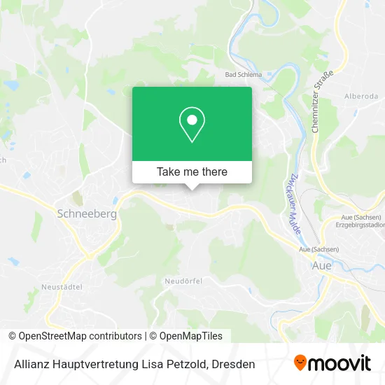 Карта Allianz Hauptvertretung Lisa Petzold