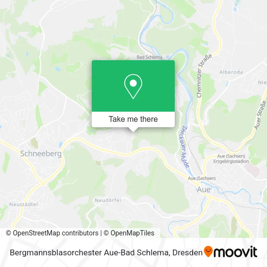 Карта Bergmannsblasorchester Aue-Bad Schlema