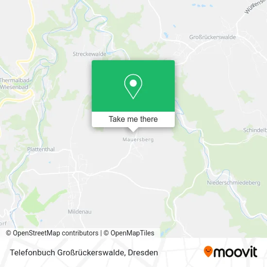Карта Telefonbuch Großrückerswalde