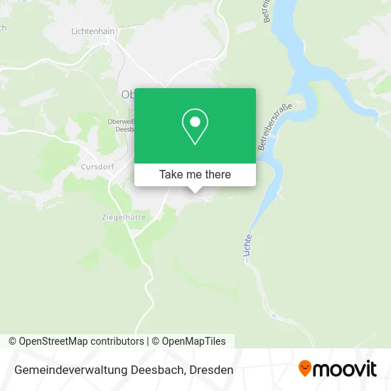 Gemeindeverwaltung Deesbach map