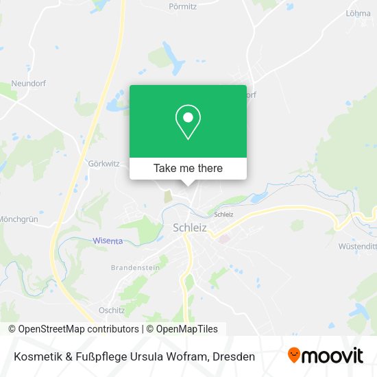Карта Kosmetik & Fußpflege Ursula Wofram