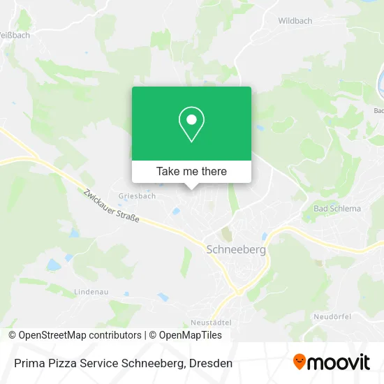 Карта Prima Pizza Service Schneeberg