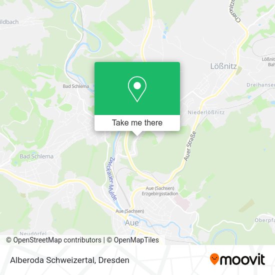 Карта Alberoda Schweizertal