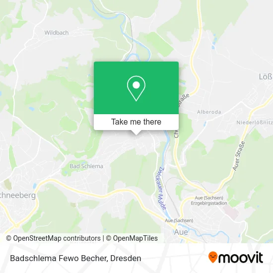 Карта Badschlema Fewo Becher