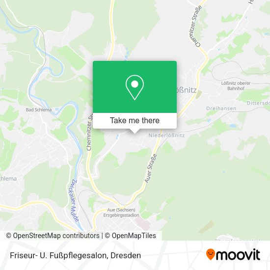 Карта Friseur- U. Fußpflegesalon