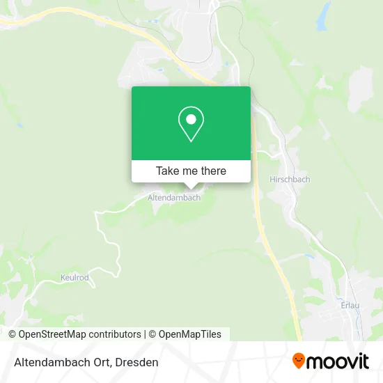 Карта Altendambach Ort