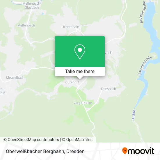 Карта Oberweißbacher Bergbahn