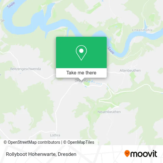 Карта Rollyboot Hohenwarte