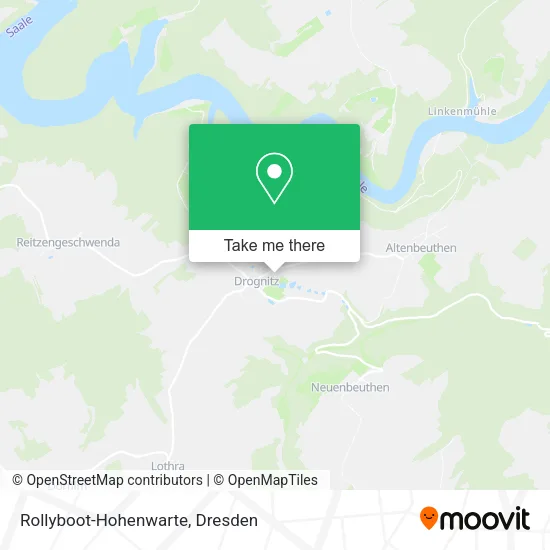 Карта Rollyboot-Hohenwarte