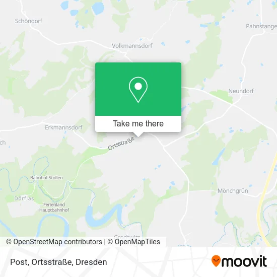 Карта Post, Ortsstraße