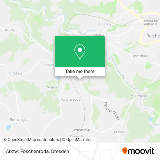 Карта Abzw. Foschenroda