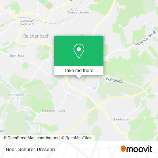 Карта Gebr. Schürer