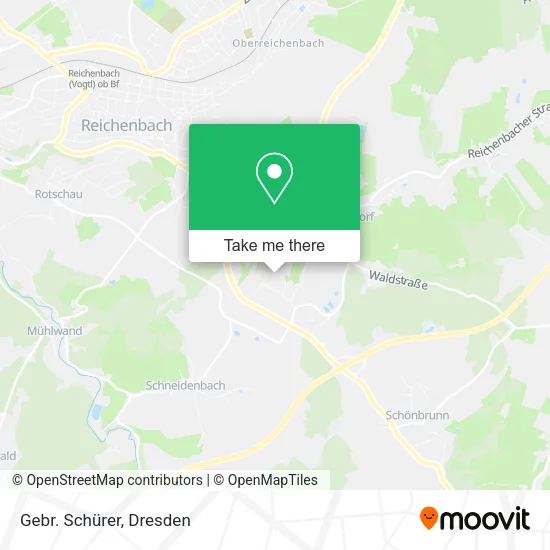 Карта Gebr. Schürer