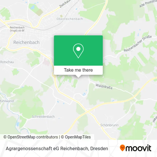 Карта Agrargenossenschaft eG Reichenbach