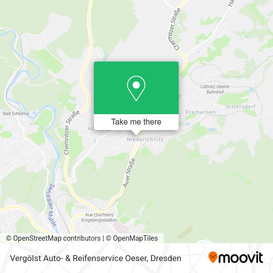 Карта Vergölst Auto- & Reifenservice Oeser