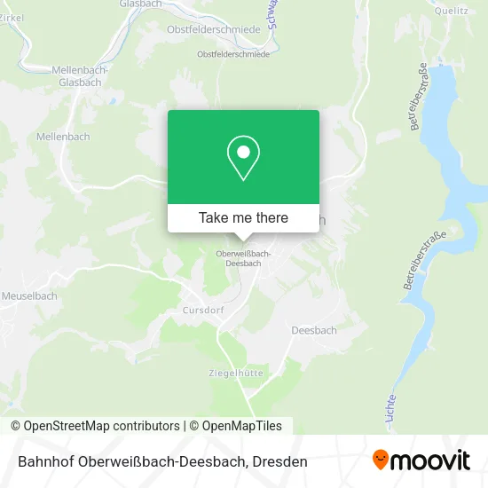 Карта Bahnhof Oberweißbach-Deesbach