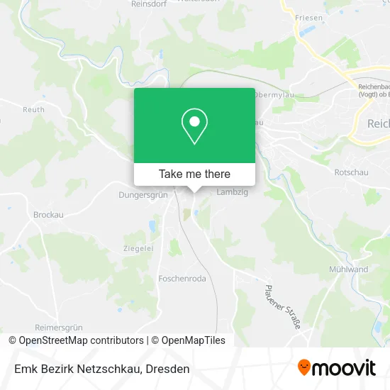 Карта Emk Bezirk Netzschkau