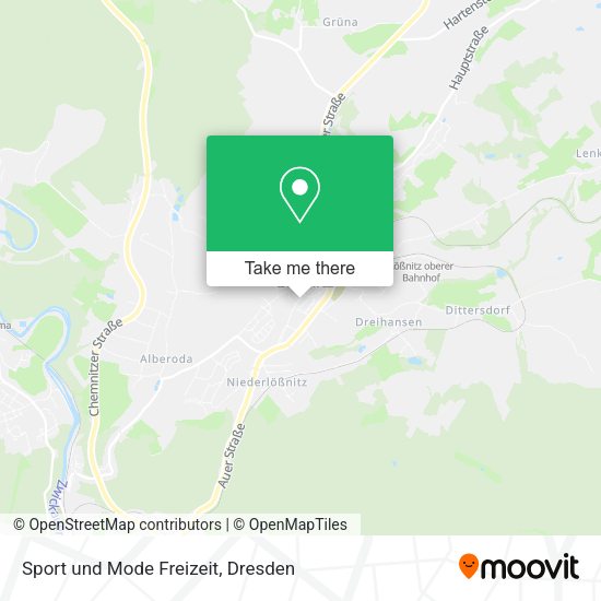 Карта Sport und Mode Freizeit