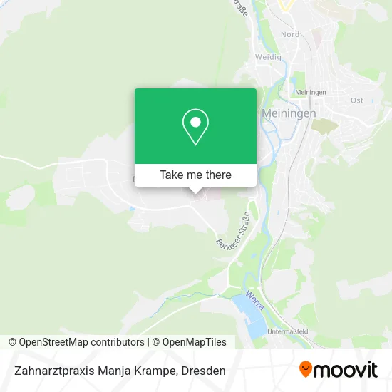 Карта Zahnarztpraxis Manja Krampe