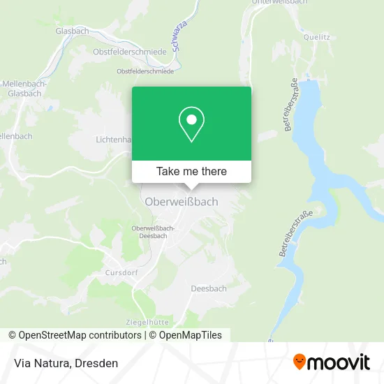 Карта Via Natura