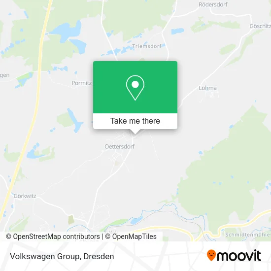 Volkswagen Group map
