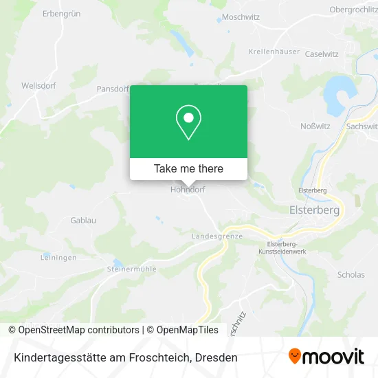 Карта Kindertagesstätte am Froschteich