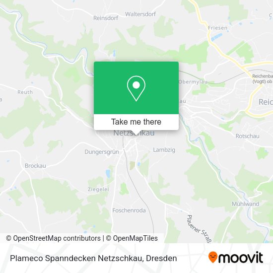 Карта Plameco Spanndecken Netzschkau