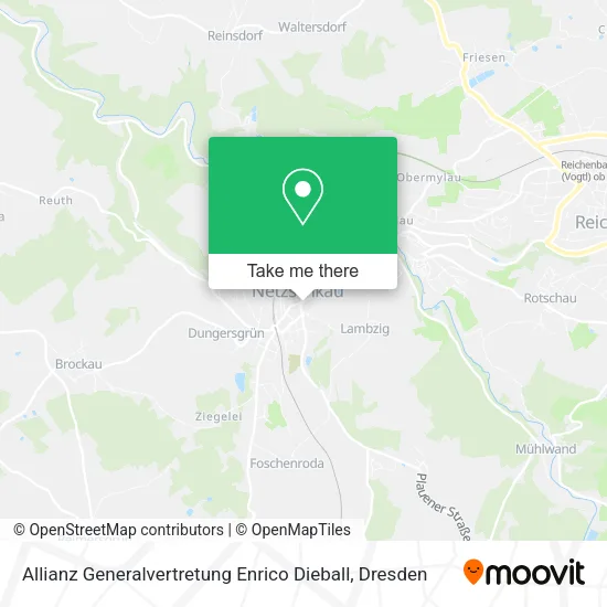 Карта Allianz Generalvertretung Enrico Dieball