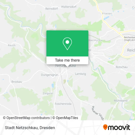 Карта Stadt Netzschkau