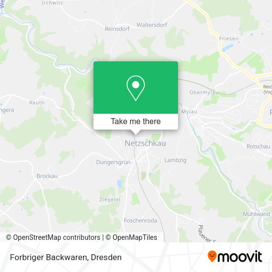 Карта Forbriger Backwaren