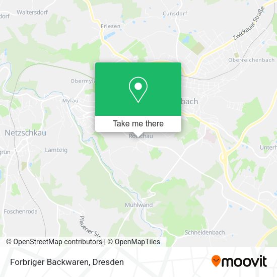 Карта Forbriger Backwaren
